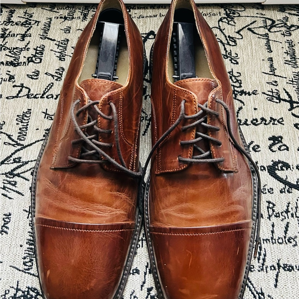 Johnston & Murphy Mens Lace UP Dress Shoes